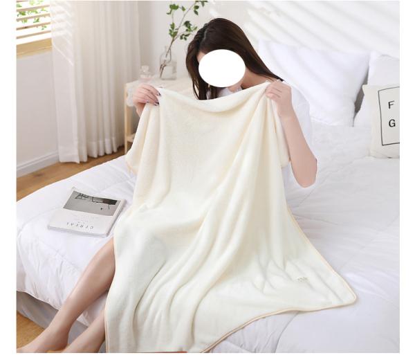 360Home elegantes Duschtuch Handtuch schön einfarbig Badetuch Drei
